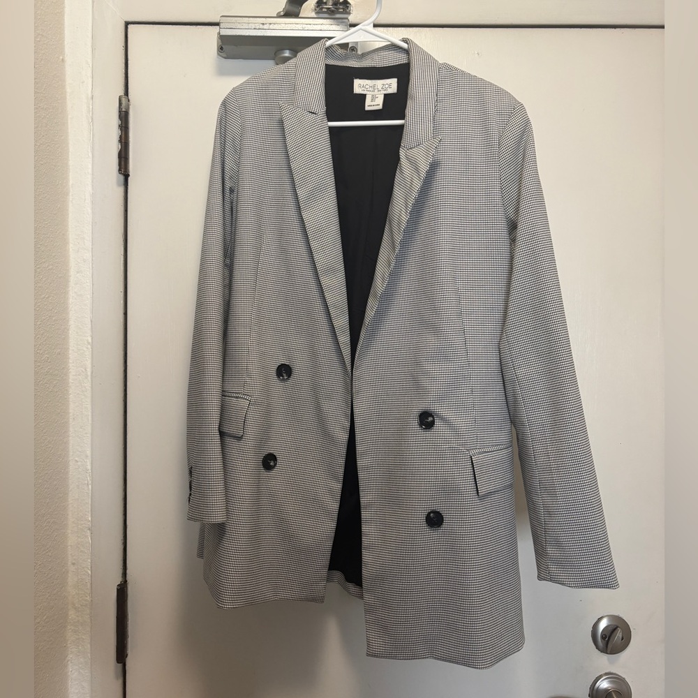 Plaid Rachel Zoe blazer